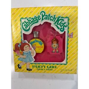 Vintage 1983 Cabbage Patch Kids Party Girl Perfume and Pendant Gift Set CP 417